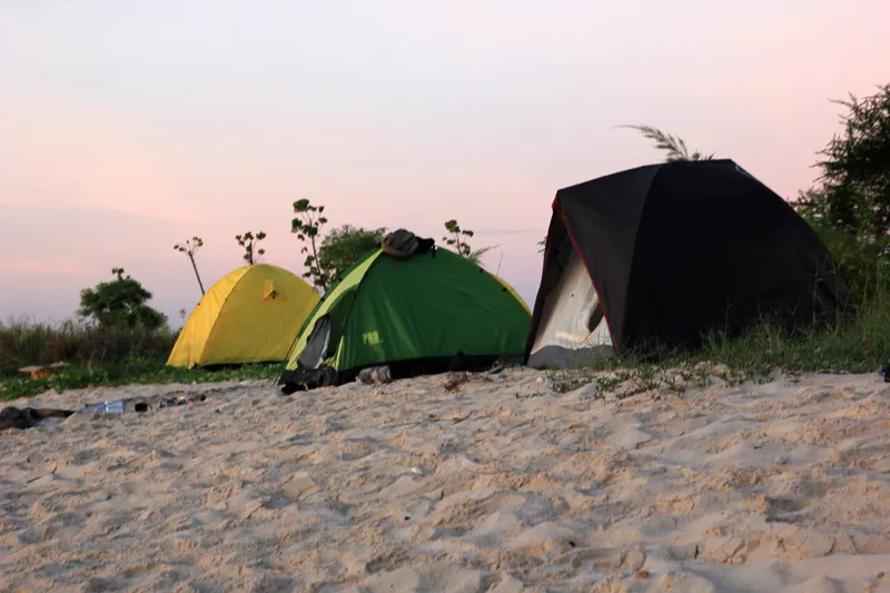 Camping at Kondo Island